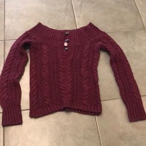 American Eagle off the shoulder sweater
